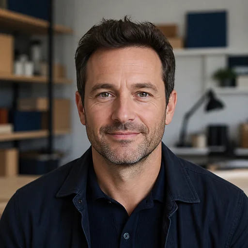 E-commerce founder profile portrait