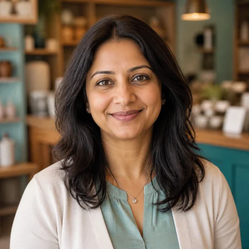 Small business owner profile portrait