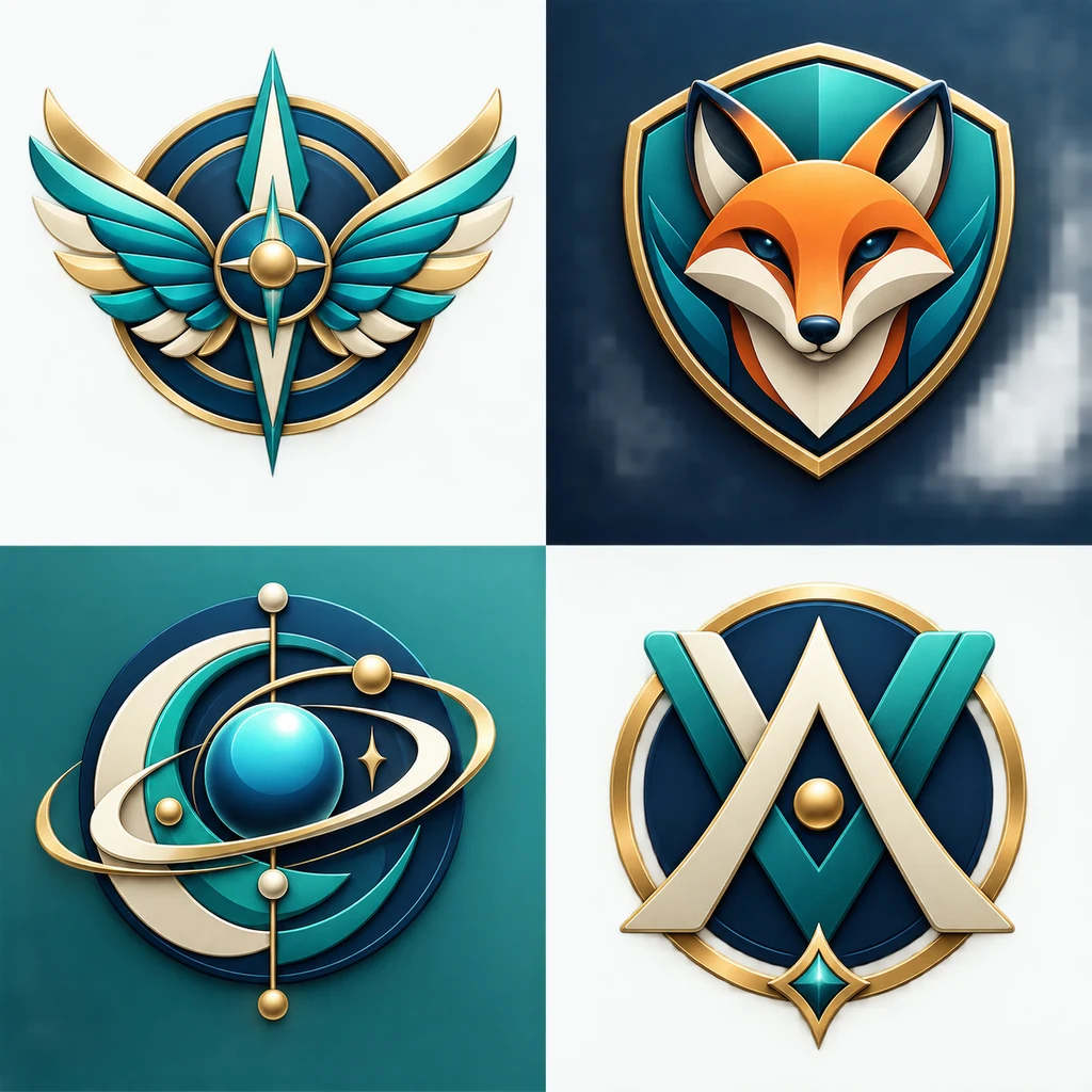 Emblem and badge style example